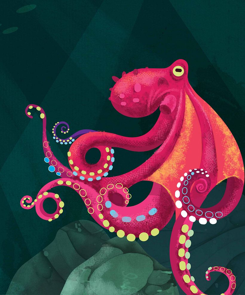 My project in Wildlife Illustration for Children's Books course 5