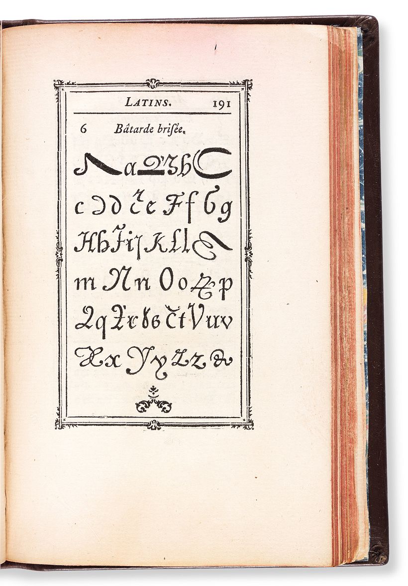 Página de 'Caractères de l'imprimirie' de Pierre-Simon Fournier.