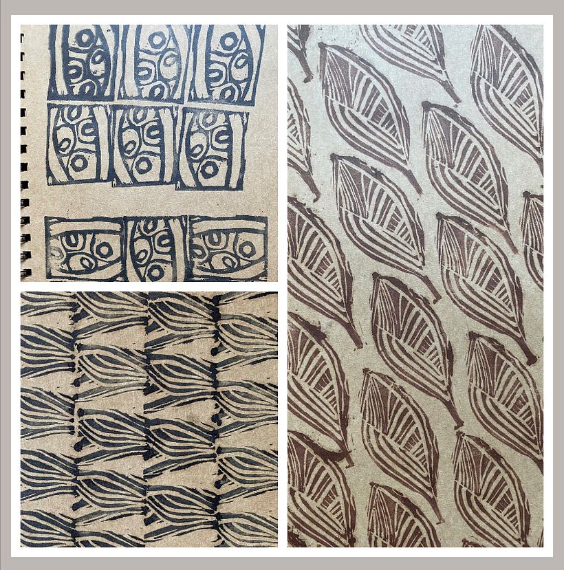 Simple colour stamps