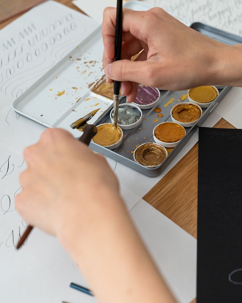 My project in Modern Calligraphy: Creating Expressive Letterforms course 4