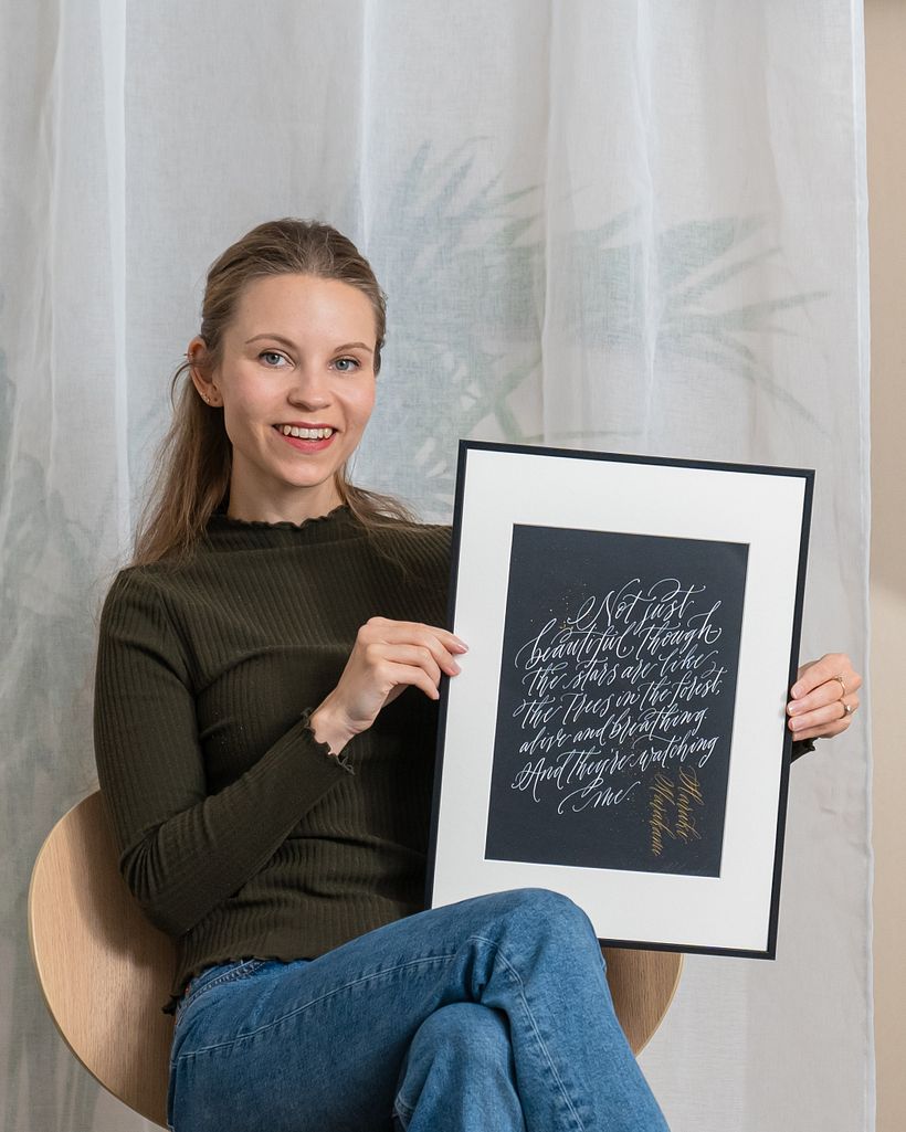 My project in Modern Calligraphy: Creating Expressive Letterforms course 2