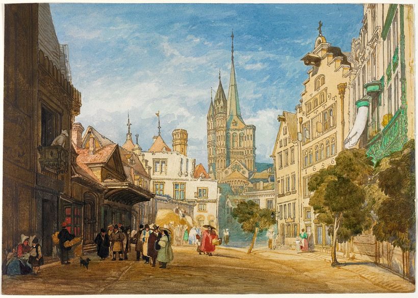 Köln, Deutschland. Unbekannter Autor (1900). Private Sammlung.