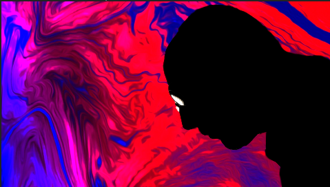 Trippy silhouette