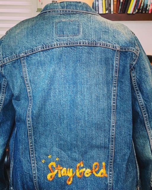 My project in Embroidered Hand Lettering: Create Wearable Art course - Tipografía