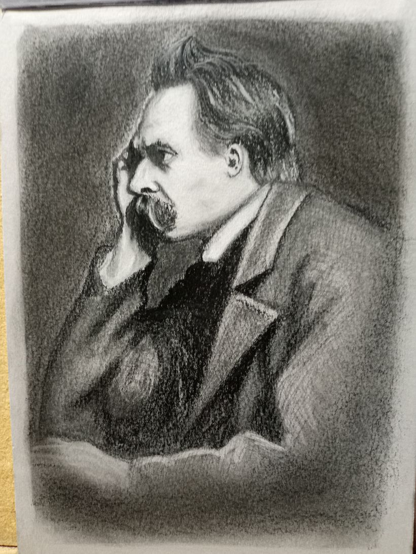 Mi Proyecto del curso: Retrato realista al carboncillo 4