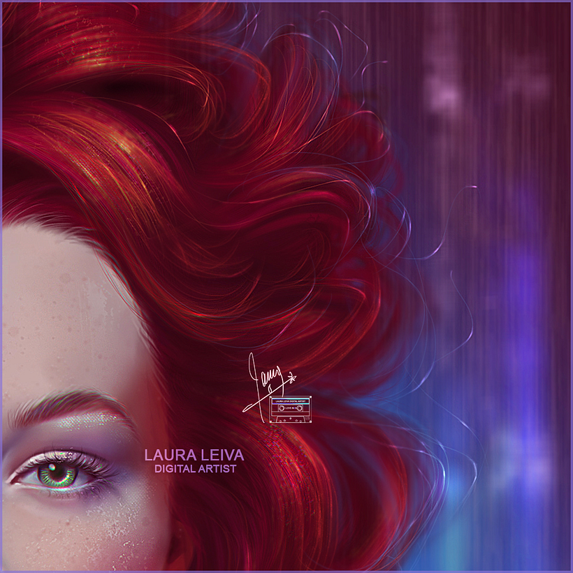 Red passion Realistic Portrait 2