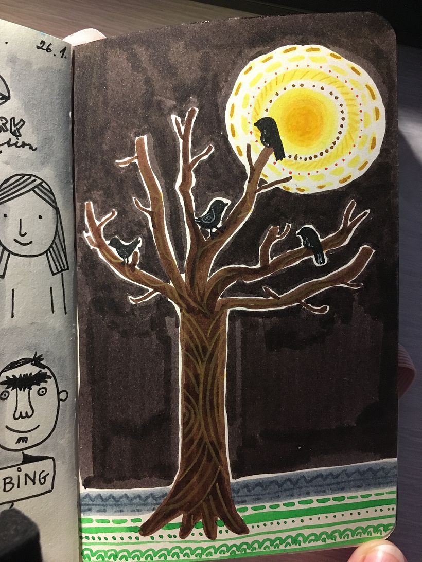 My project in Illustrated Life Journal: A Daily Mindful Practice course 2