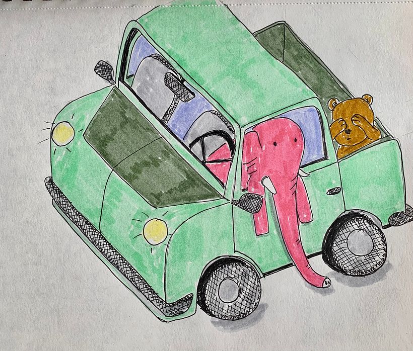 Mein Kursprojekt: Die Sketching Kunst: Transformiere Skizzen in Kunst 3