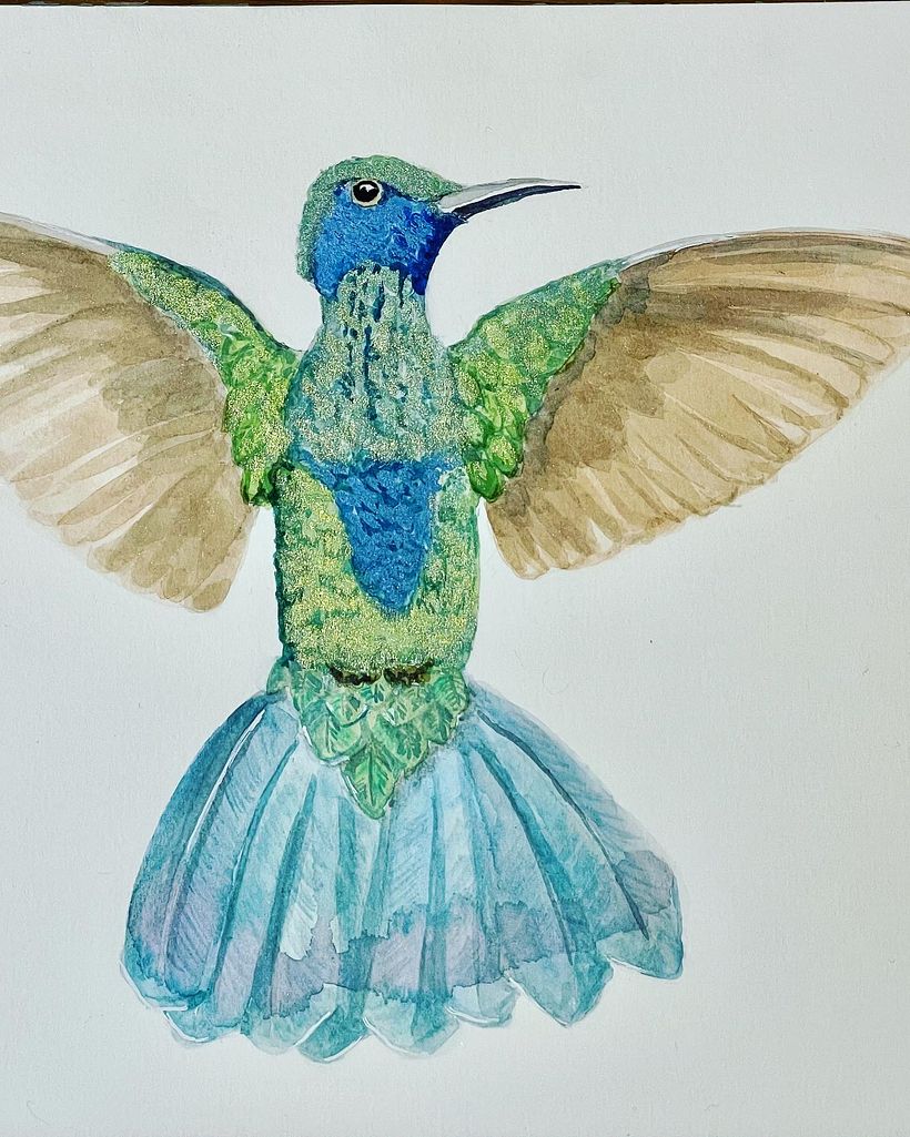 My project in Naturalist Bird Illustration with Watercolors course 2
