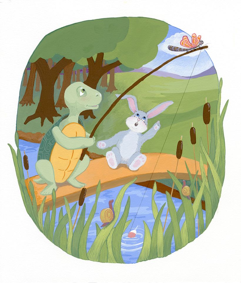 scanned image of final version in gouache