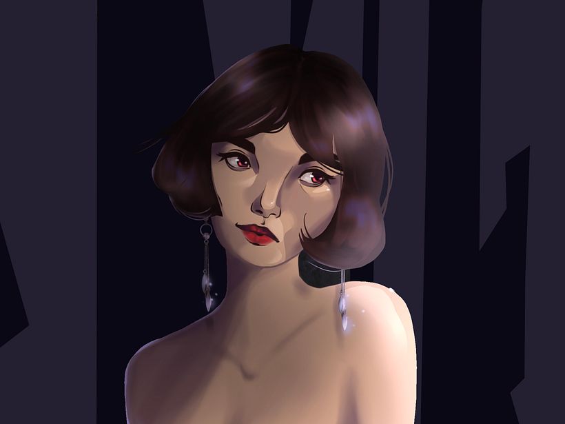 My project in Principles of Digital Painting for Portraits course 1