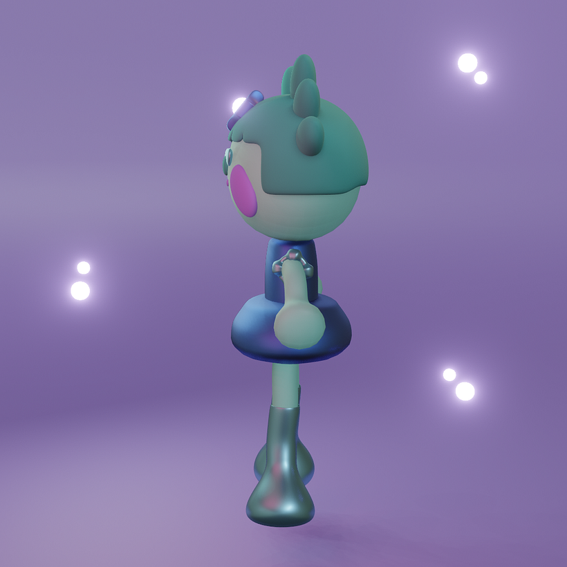 Mon projet du cours : Création de personnages kawaii en 3D avec Blender 3