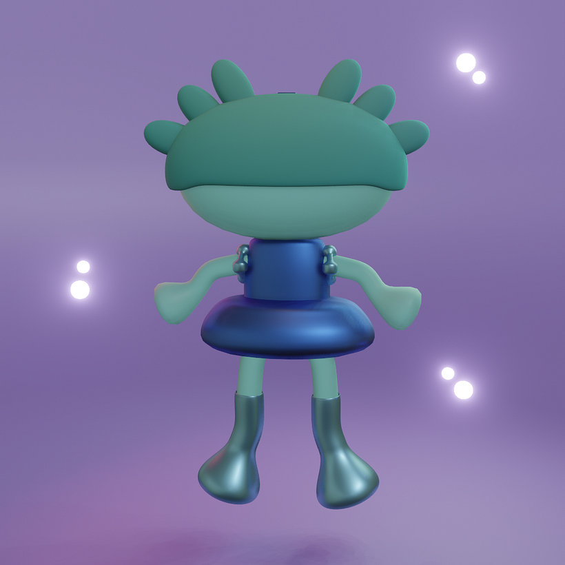 Mon projet du cours : Création de personnages kawaii en 3D avec Blender 4