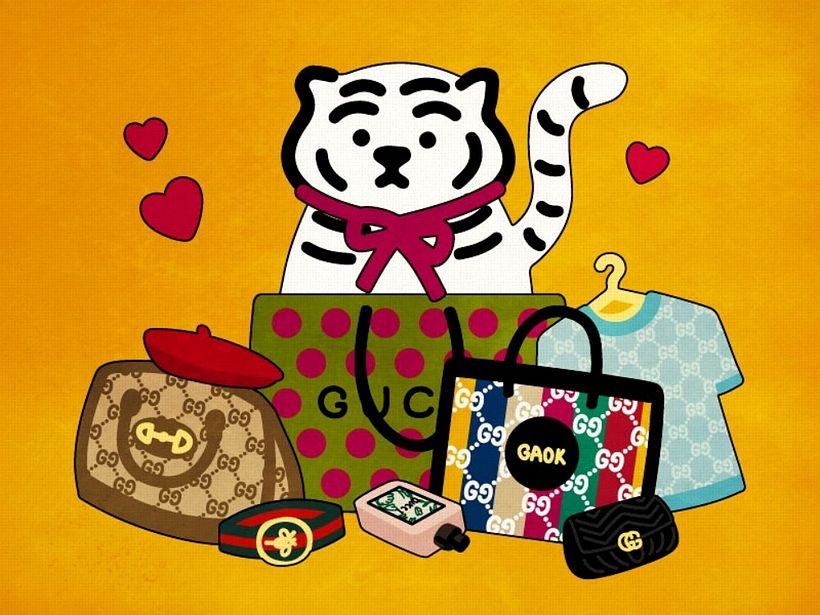 Muzik Tiger para Gucci