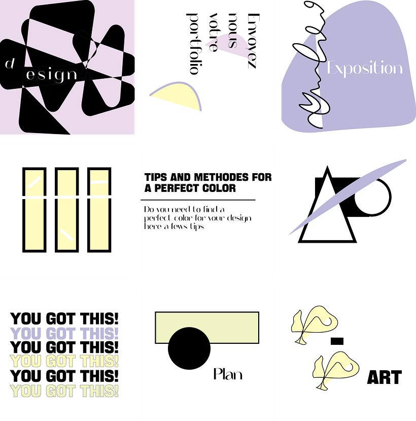 Mon projet du cours : Initiation au graphisme 3