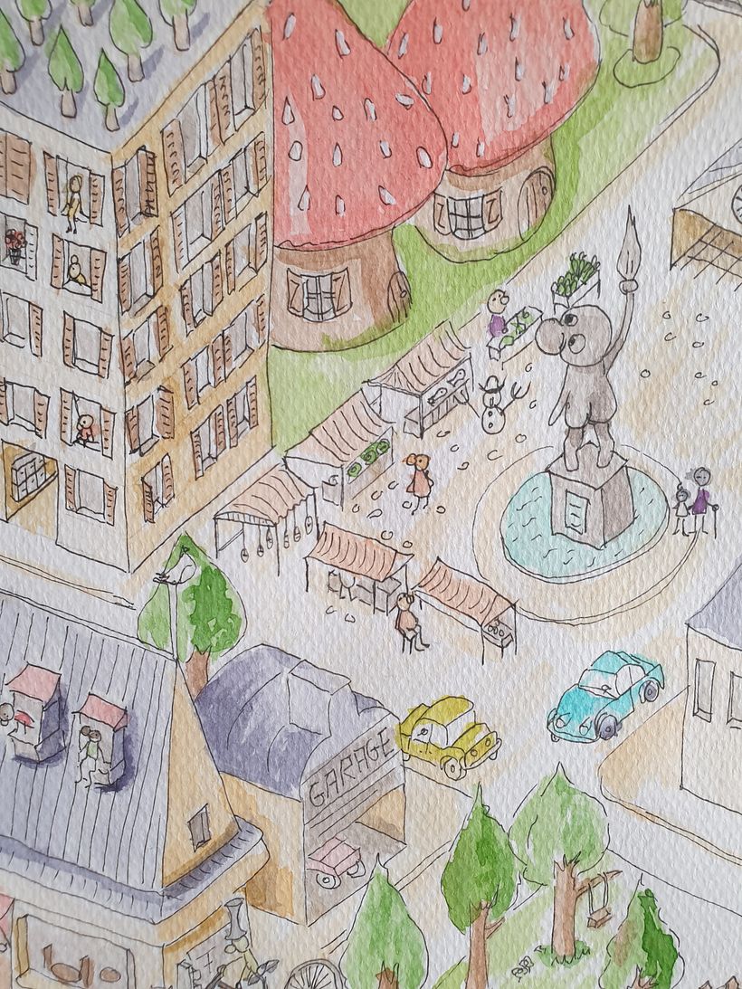 Mon projet du cours : L’art du sketching : transformez vos esquisses en œuvres d’art 5