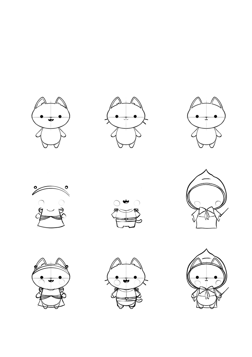 My project in Kawaii-Style Story Illustration course Cinderella.  7