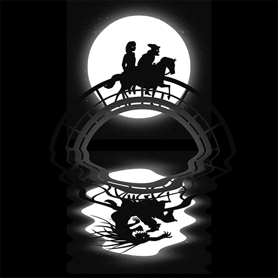 2D animated loop made with Adobe Animate & After Effects