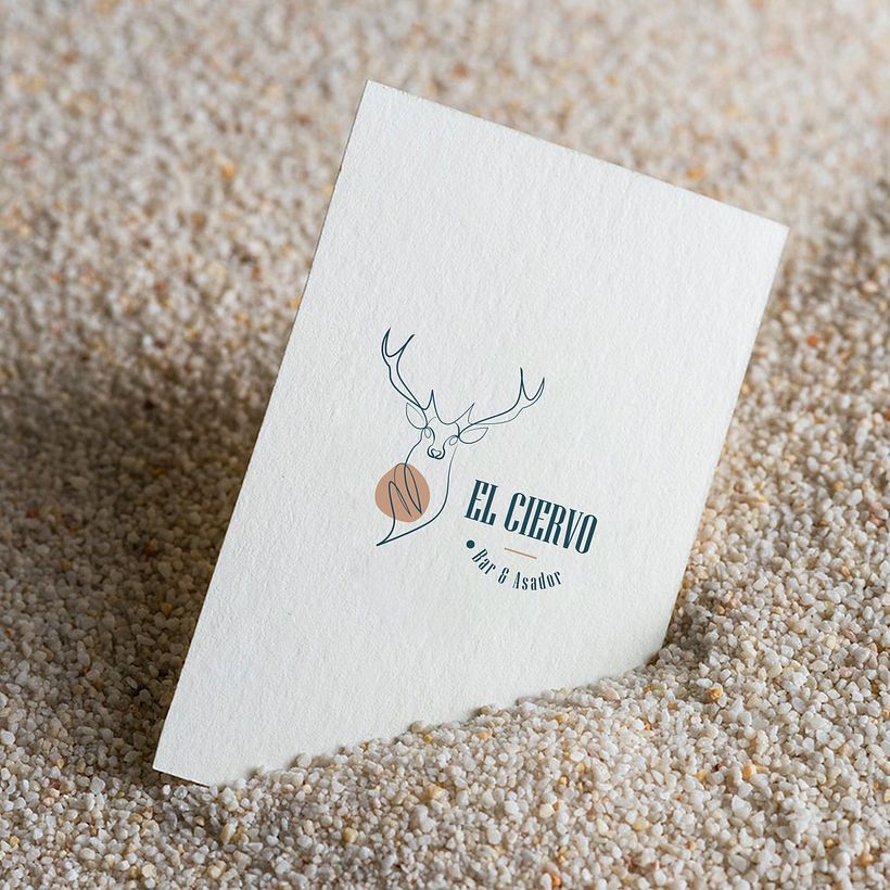 What is EL CIERVO? El Ciervo (The Deer in English) is a newly opened bar/restaurant in the village of Mélida, in the Spanish region of Navarra. I designed the logo following the patterns of this bar. 4