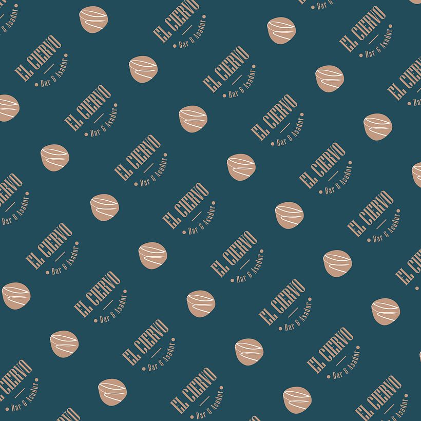 What is EL CIERVO? El Ciervo (The Deer in English) is a newly opened bar/restaurant in the village of Mélida, in the Spanish region of Navarra. I designed the logo following the patterns of this bar. 5
