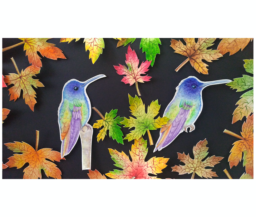 Mi Proyecto del curso: Acuarela artística para ilustración de aves 1
