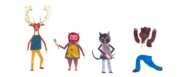 My project in Illustrated Characters with Paper course 16