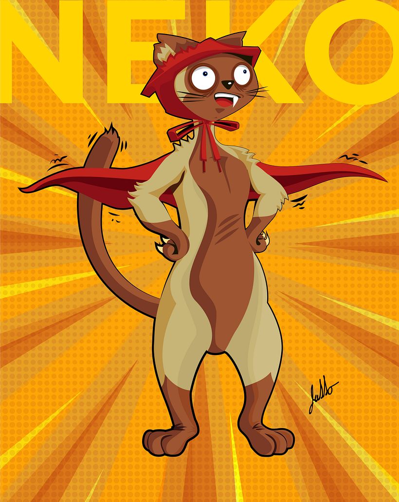 Neko (2020) Vectorial illustration