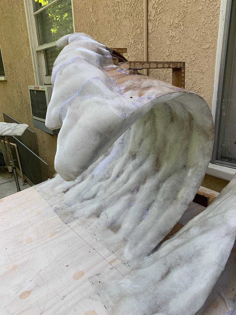 Fiberfill and Aluminum Screen