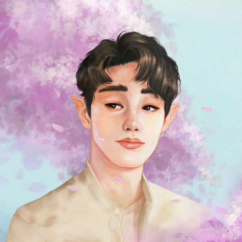 Final portrait practice... Put an elf ear cuz i wanna be an elf :)