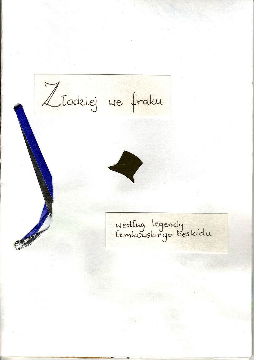 Złodziej we fraku : legenda łemkowska (projekt książki dziecięcej) 2