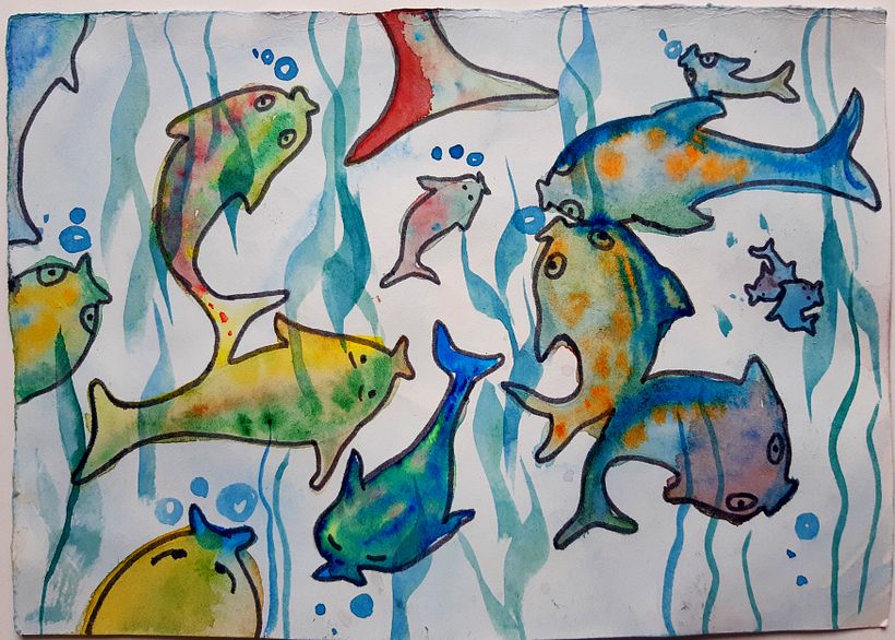 My project in Creative Watercolor Sketching for Beginners course 7