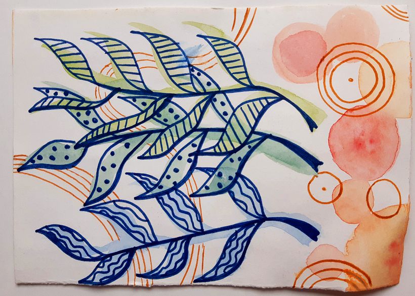My project in Creative Watercolor Sketching for Beginners course 8