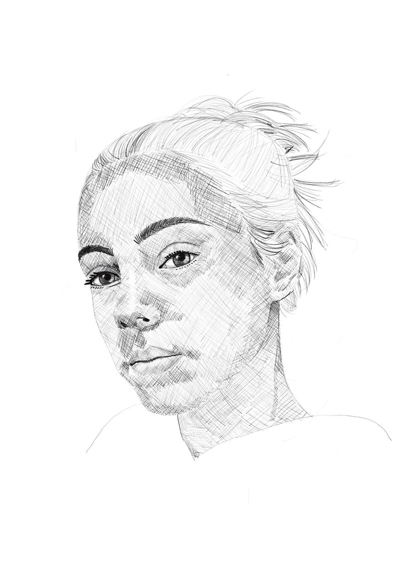 Mi Proyecto del curso: Retrato moderno con Procreate: estiliza a tu protagonista 3