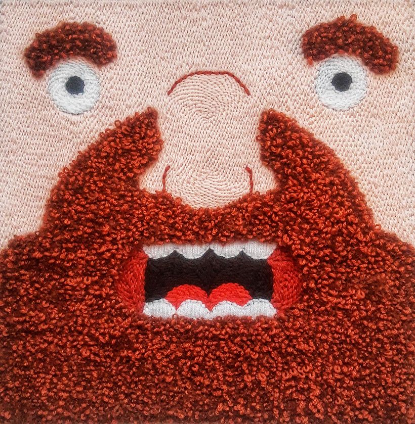 My project in Punch Needle XL Embroidery course 1