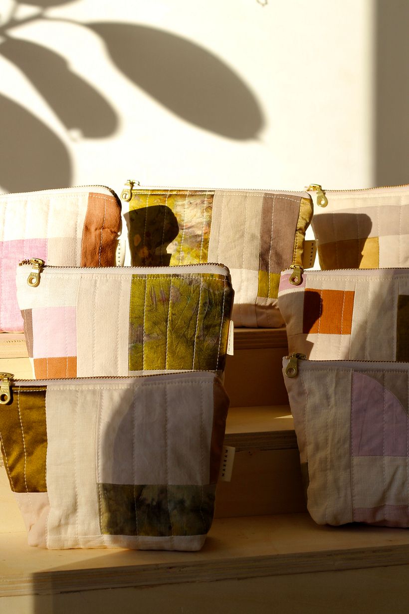 Meadows patchwork pouches 2