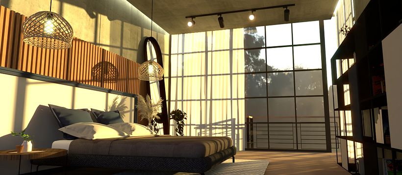 Mi Proyecto del curso: Render de interiores con SketchUp y V-Ray Next 1