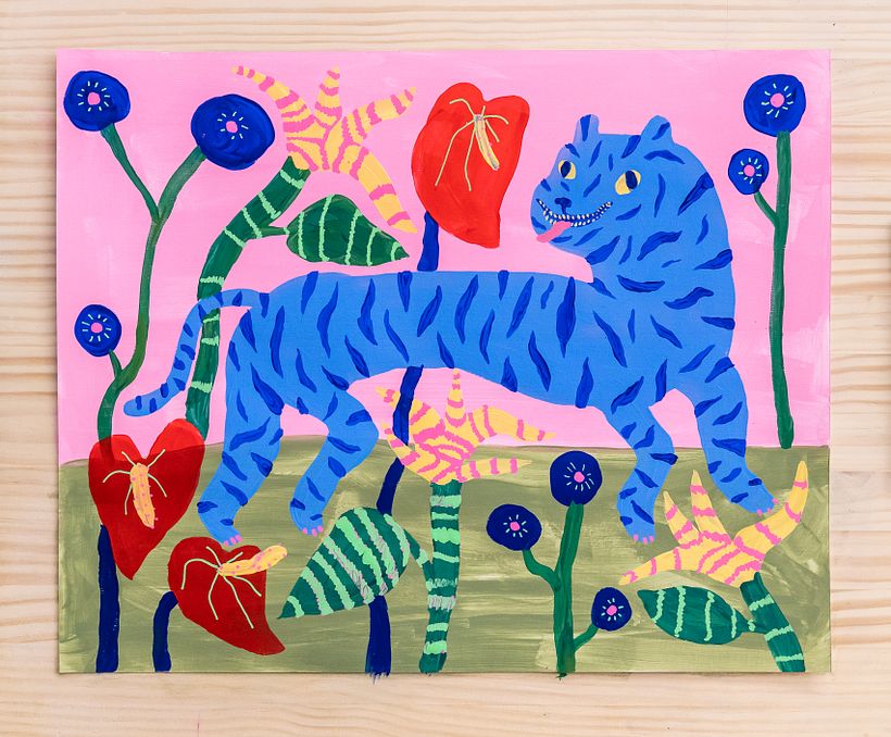 My project in Expressive Mixed-Media Illustration: Find Your Creative Flow course 1