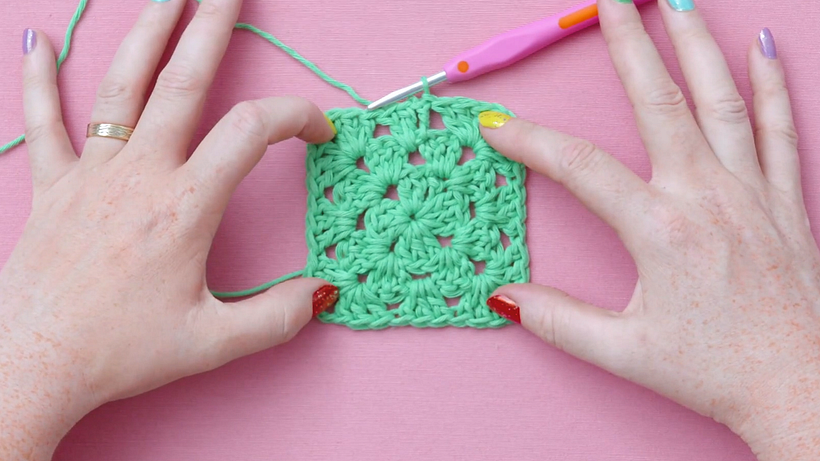 Your completed granny square