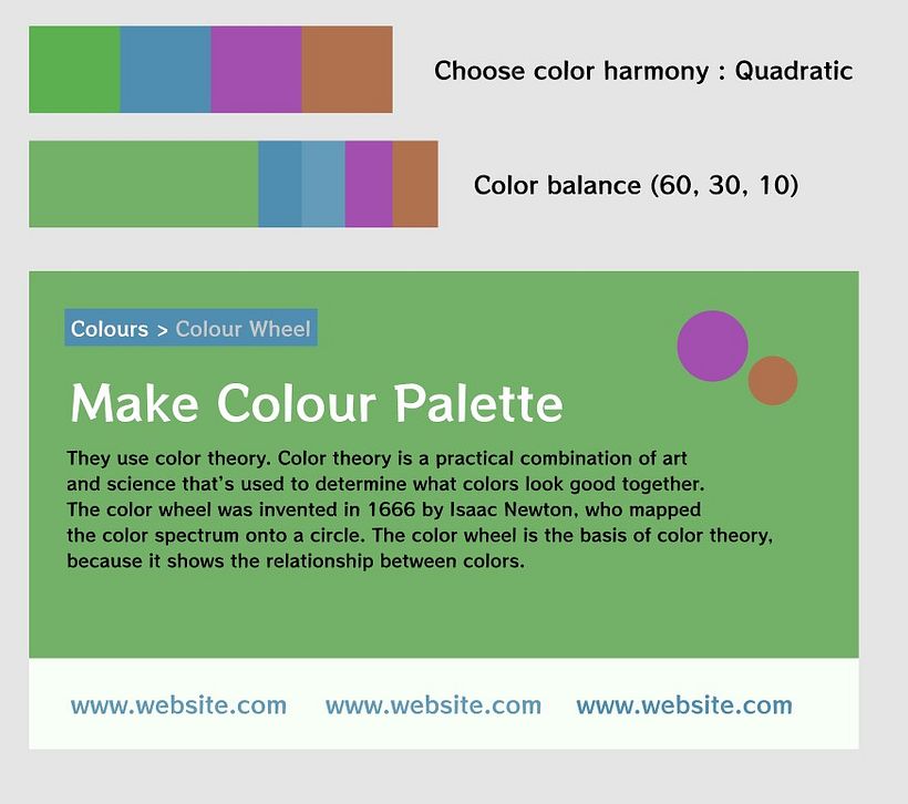 My project in  Color Theory Applied to Online Projects course 1