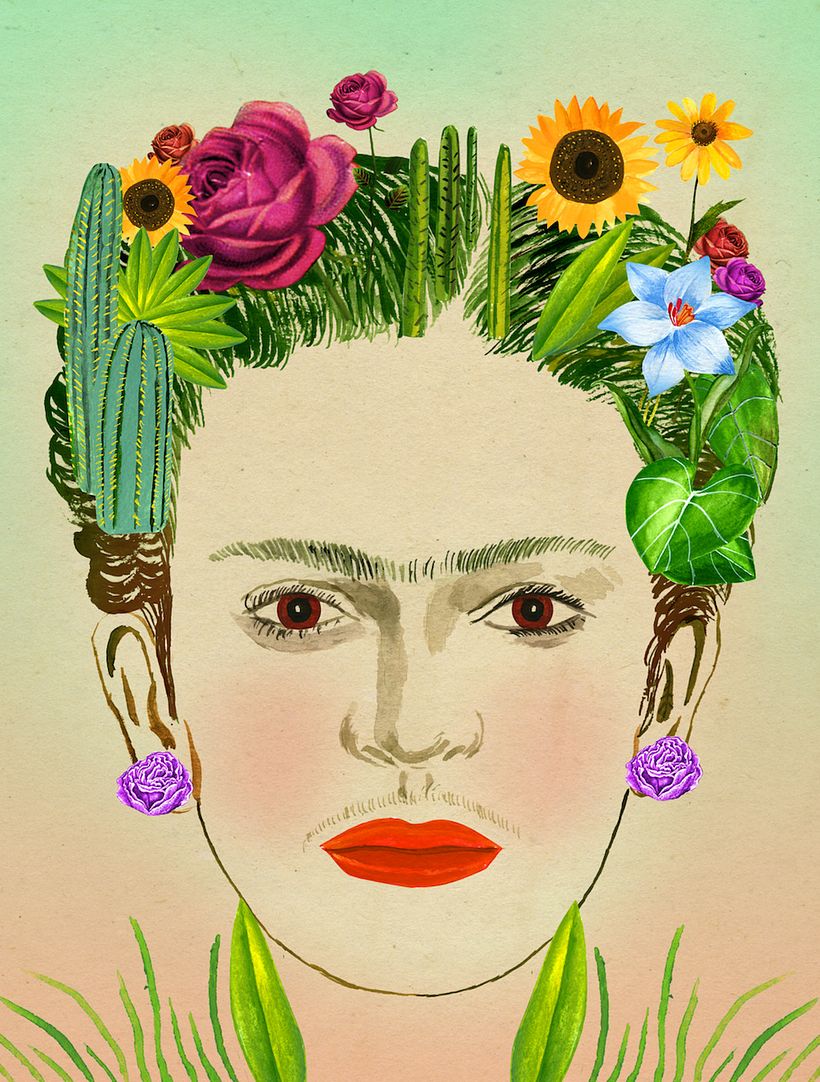 Die mexikanische Malerin Frida Kahlo suchte im Garten Trost und Inspiration.