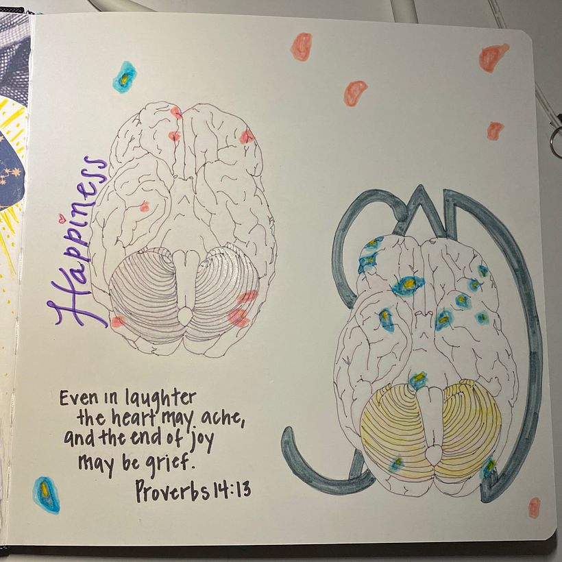 Science between happy and sad in the brain