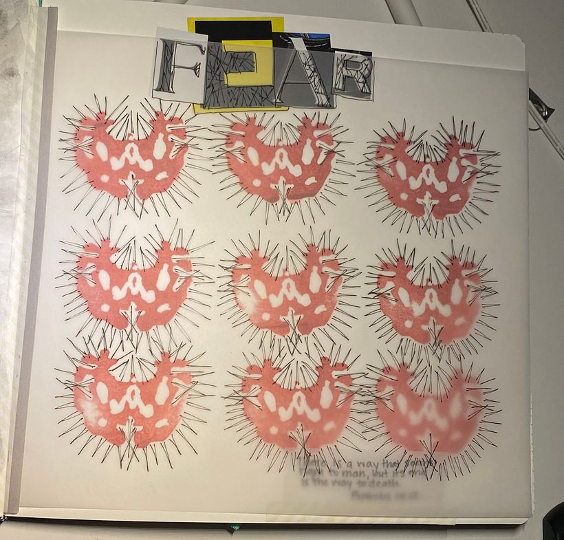 Found this beautiful pattern researching the brain…only too late see that it’s an animal specimen in fear