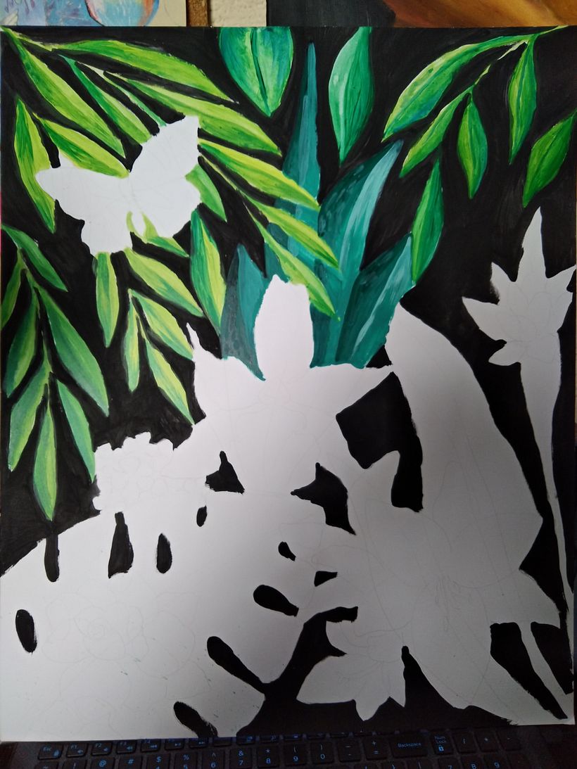 Mi Proyecto del curso: Pintura botánica con acrílico 1