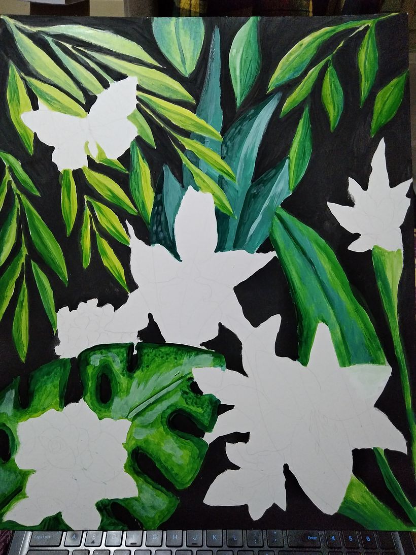 Mi Proyecto del curso: Pintura botánica con acrílico 3