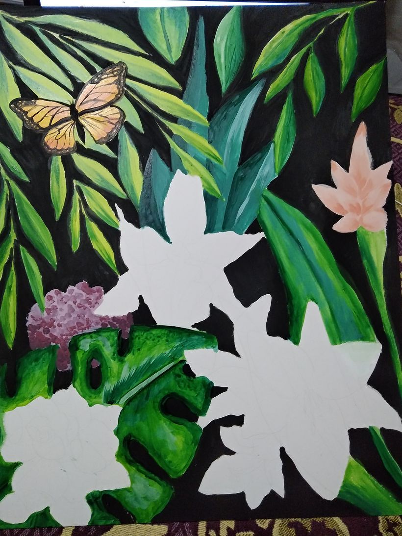Mi Proyecto del curso: Pintura botánica con acrílico 4
