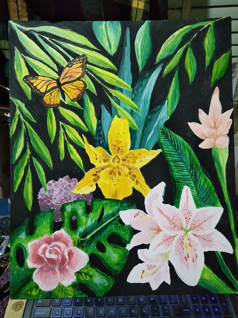 Mi Proyecto del curso: Pintura botánica con acrílico 6