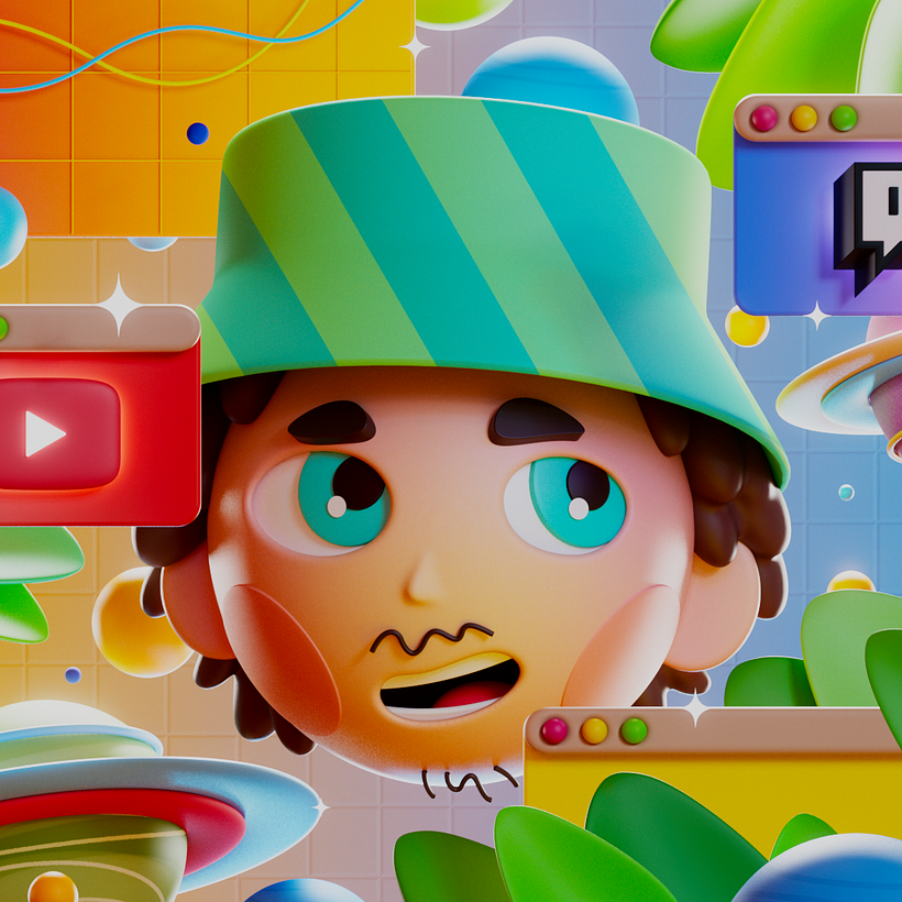 3D rebrand for Justin Buisson 1