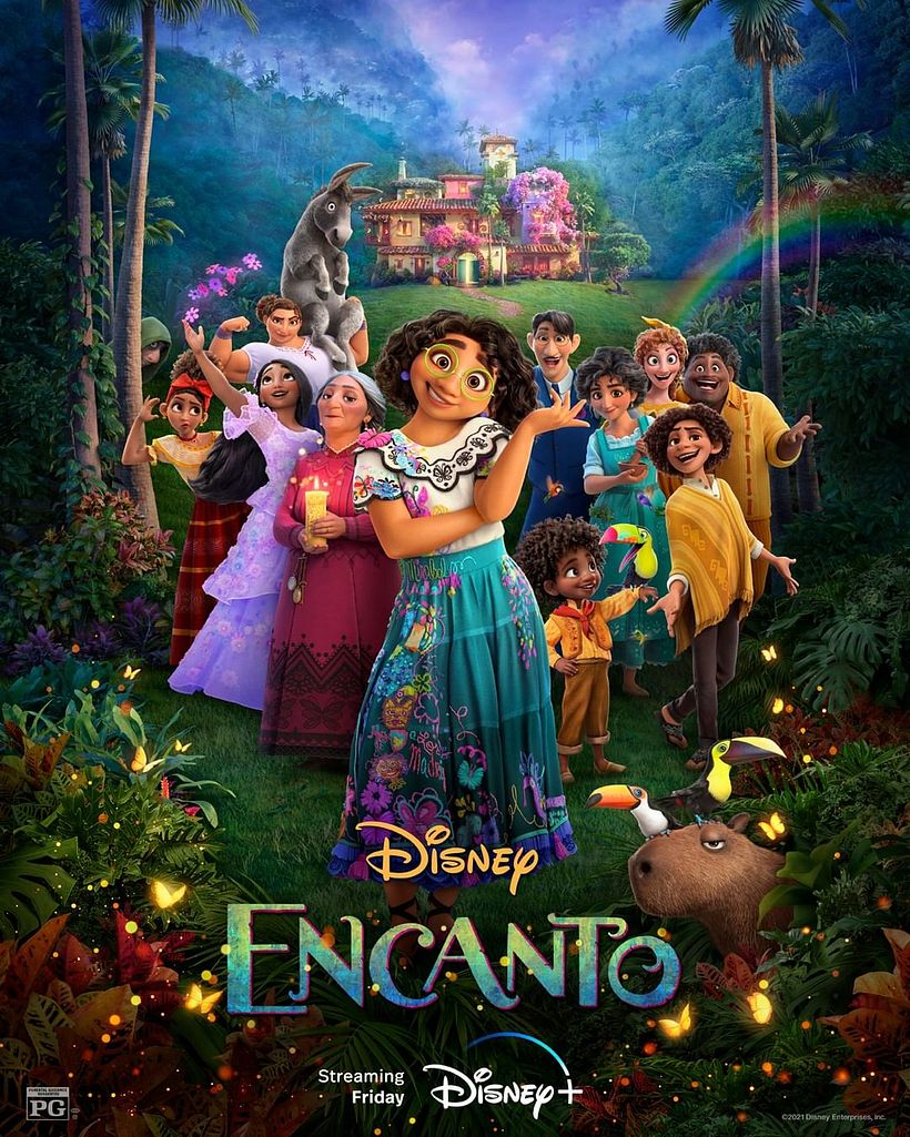 Image: Encanto movie poster via @encantomovie on Instagram.