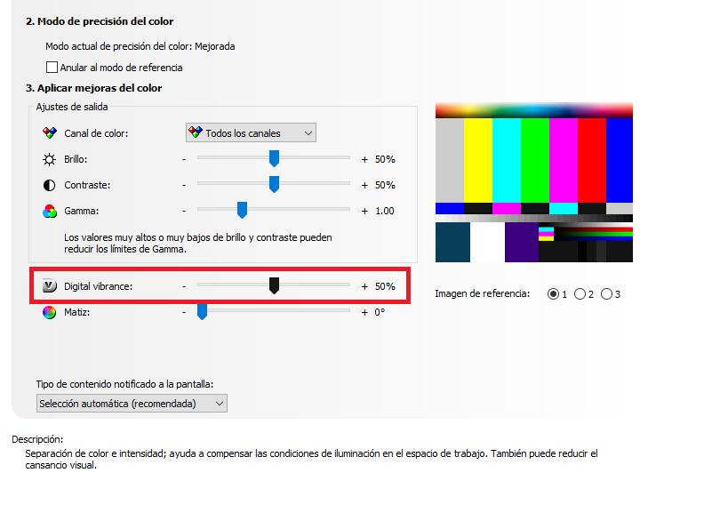 ¿Como puedo calibrar el color de mi monitor con el de la pantalla de mi tableta? 3