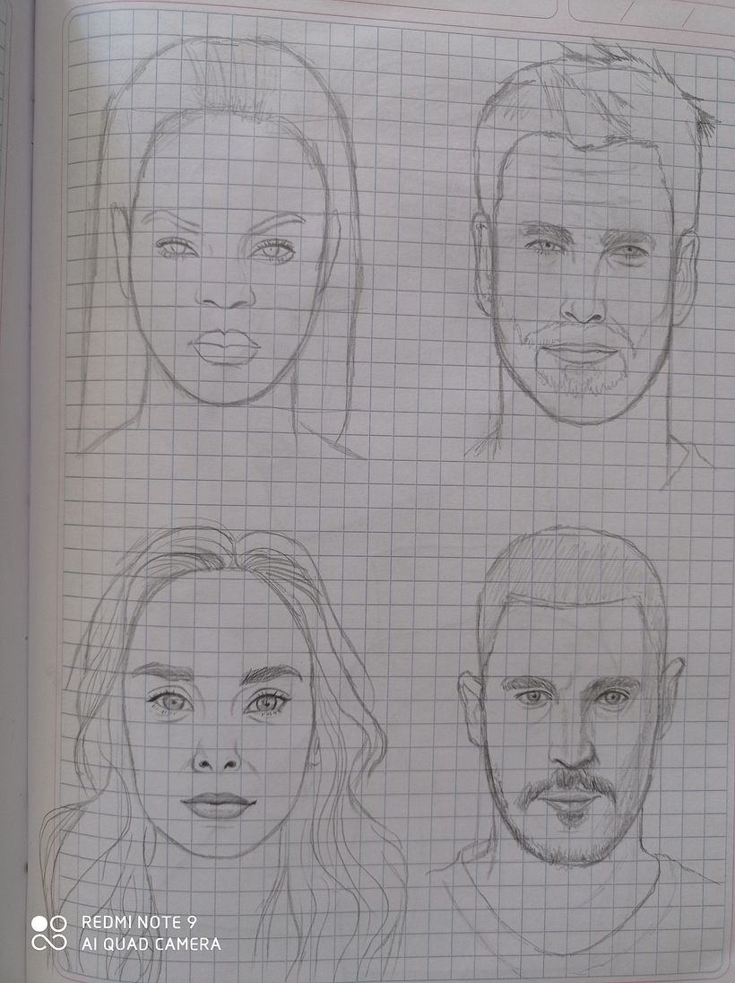 Dibujos de rostros 2